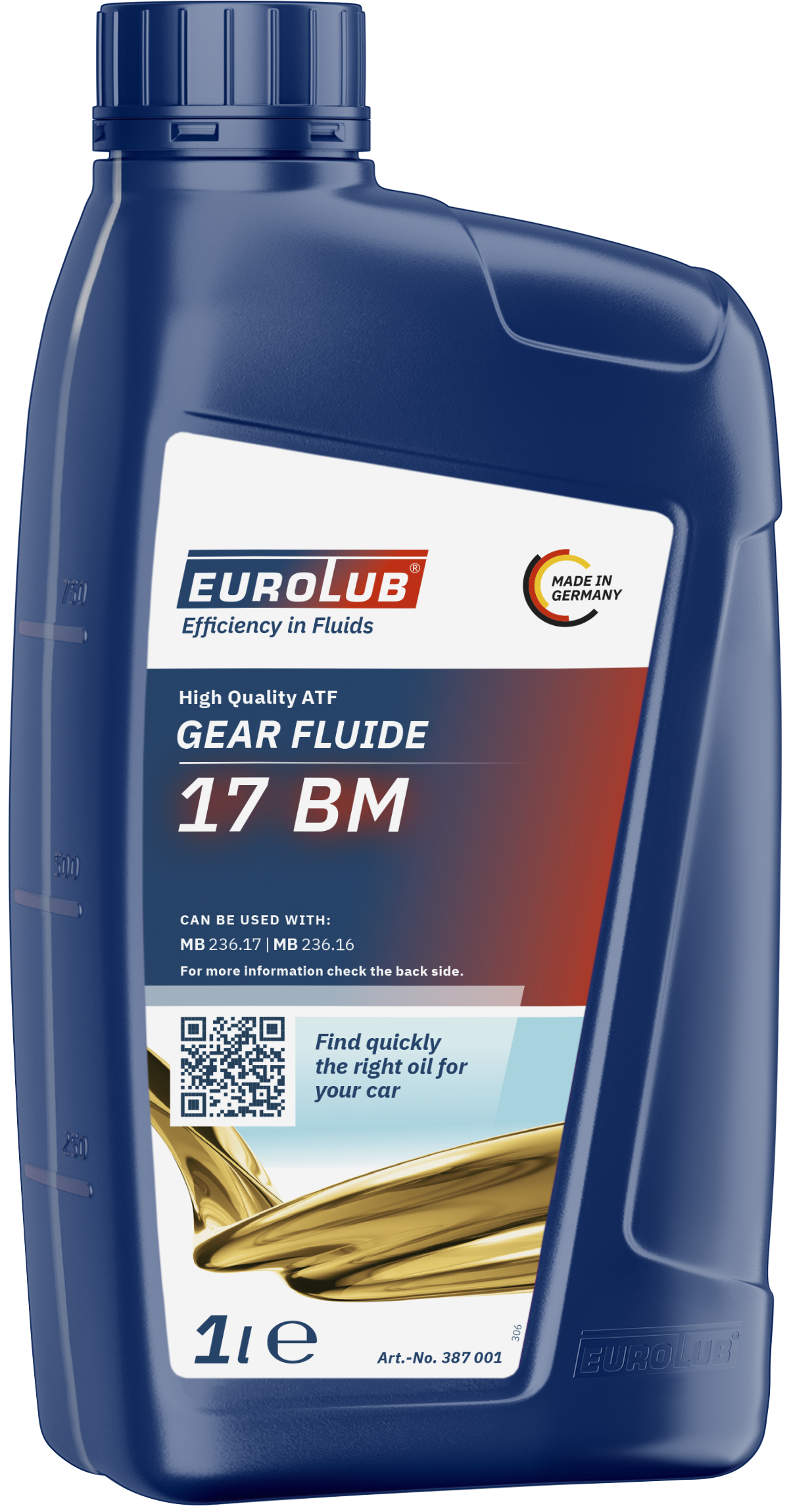 Eurolub Gear Fluide 17 BM Getriebeöl 1l Flasche