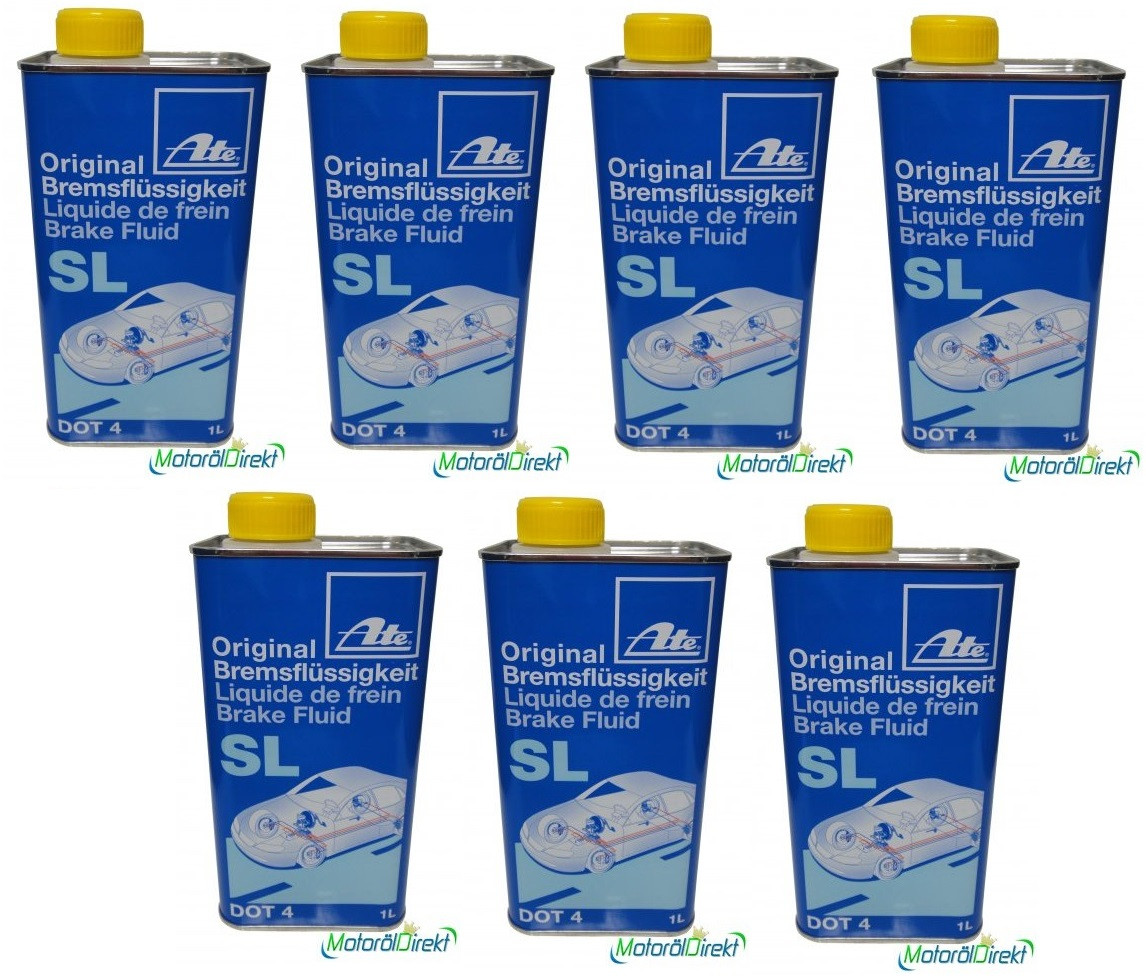 ATE Original Bremsflüssigkeit SL DOT 4 7x 1l = 7 Liter