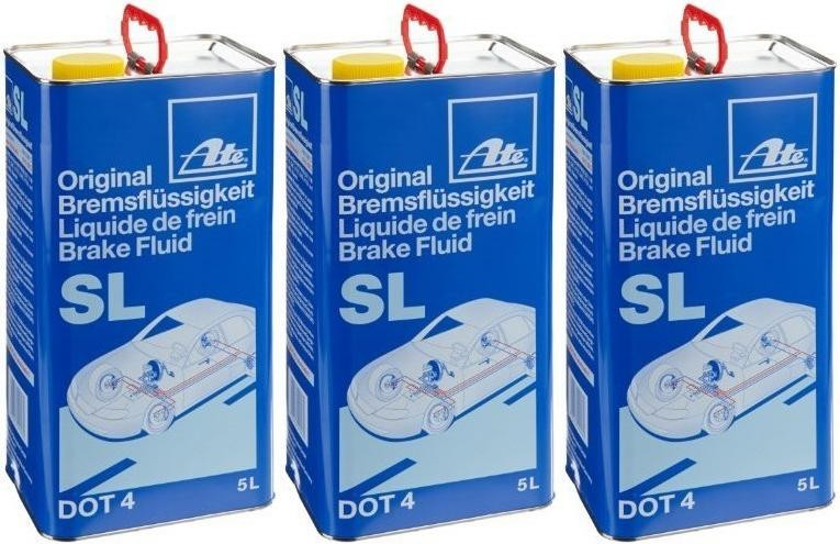 ATE Original Bremsflüssigkeit SL DOT 4 3x 5 = 15 Liter