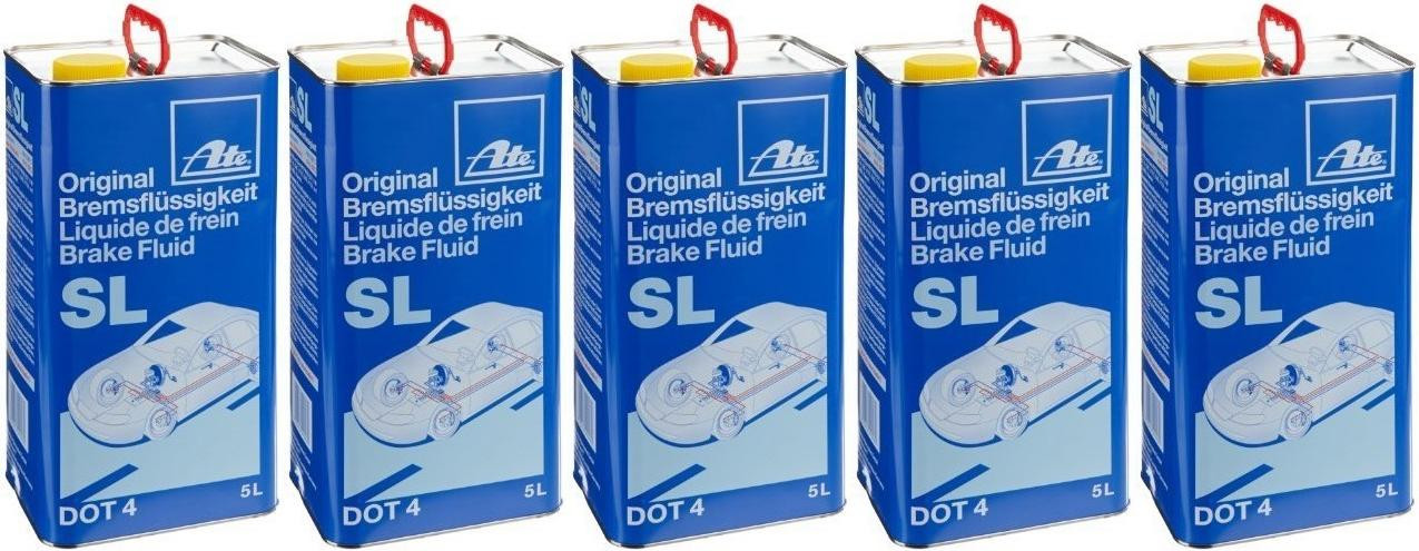 ATE Original Bremsflüssigkeit SL DOT 4 5x 5 = 25 Liter