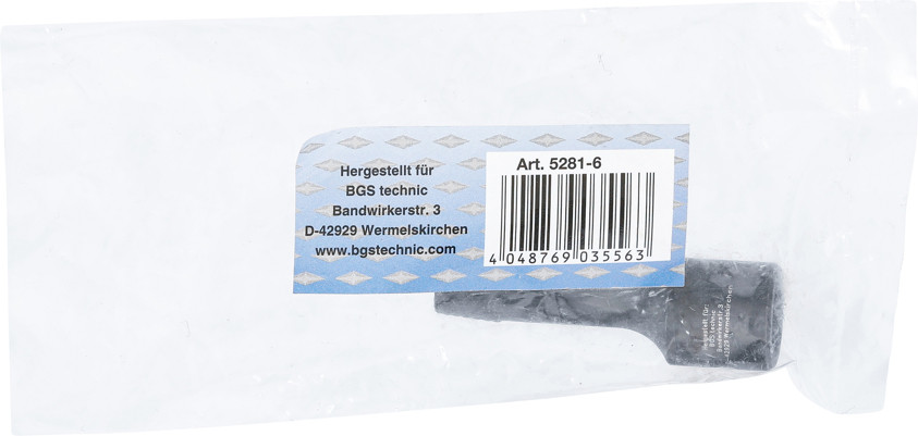 BGS Spiral-Profil-Steckschlüssel-Einsatz / Schraubenausdreher | Antrieb Innenvierkant 10 mm (3/8