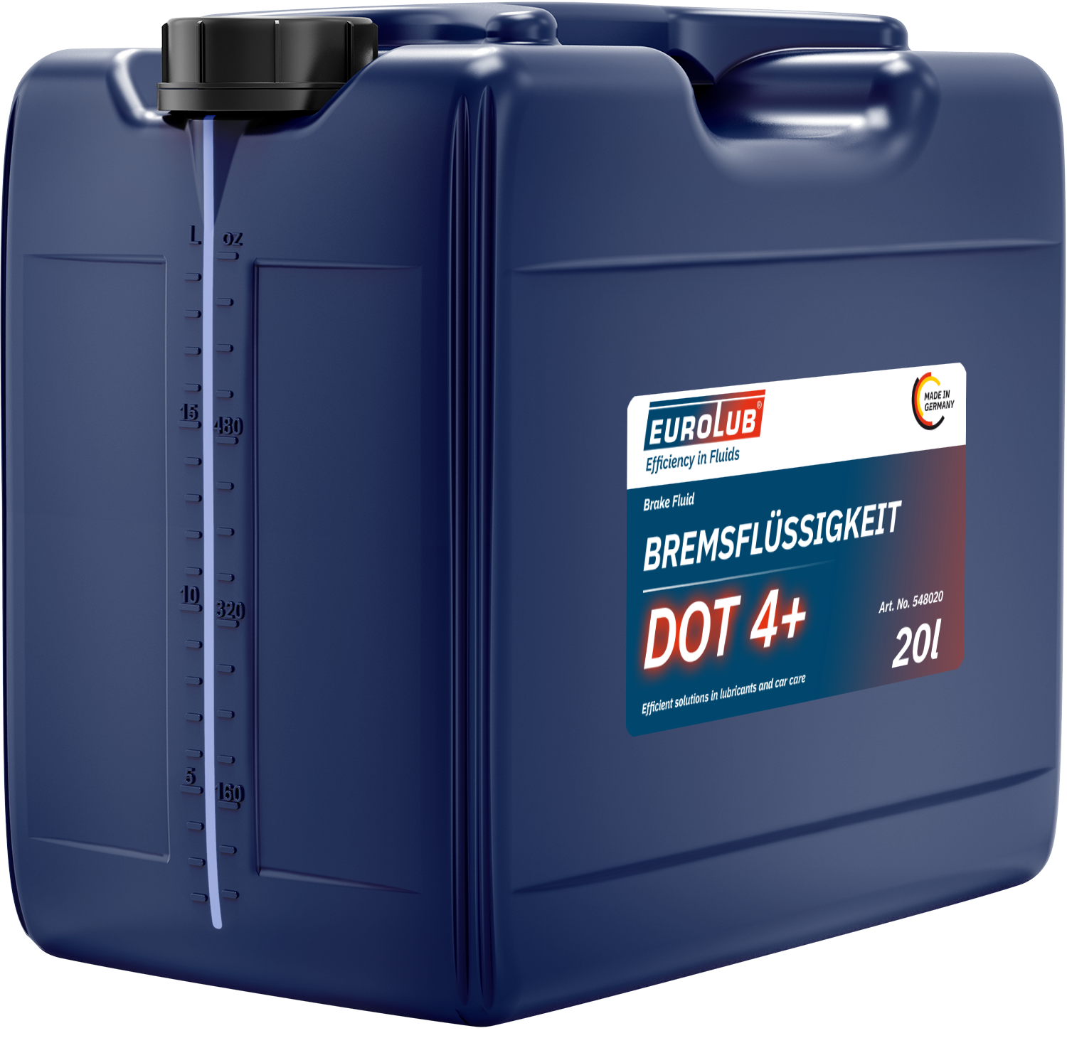 EUROLUB Bremsflüssigkeit DOT4+ 20l Kanister