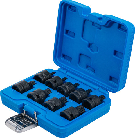 BGS Kraft-Bit-Einsatz-Satz | Antrieb Innenvierkant 12,5 mm (1/2