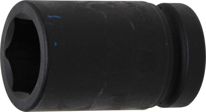 BGS Kraft-Steckschlüssel-Einsatz Sechskant, tief | Antrieb Innenvierkant 25 mm (1