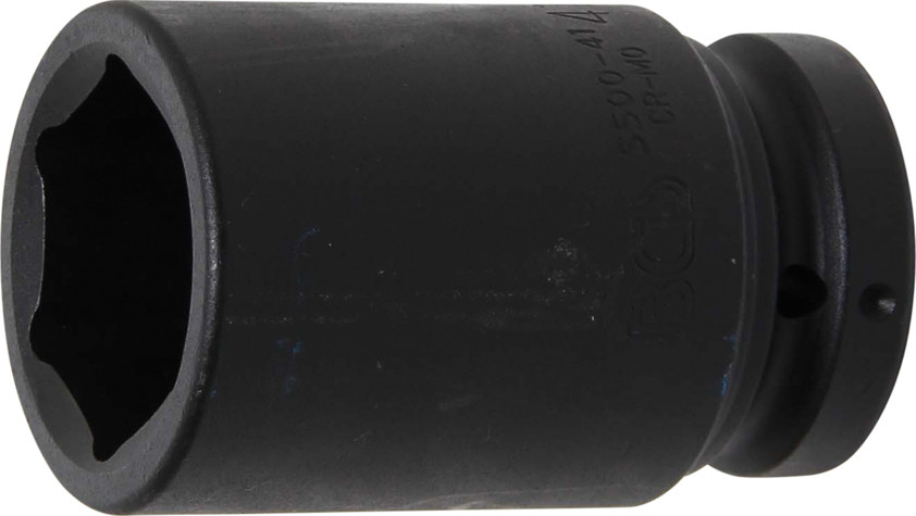 BGS Kraft-Steckschlüssel-Einsatz Sechskant, tief | Antrieb Innenvierkant 25 mm (1