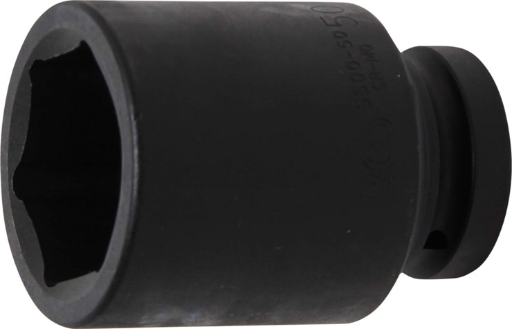 BGS Kraft-Steckschlüssel-Einsatz Sechskant, tief | Antrieb Innenvierkant 25 mm (1