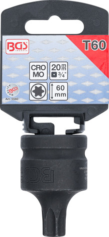 BGS Kraft-Bit-Einsatz | Antrieb Innenvierkant 20 mm (3/4