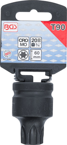 BGS Kraft-Bit-Einsatz | Antrieb Innenvierkant 20 mm (3/4