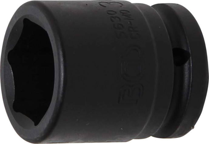 BGS Kraft-Steckschlüssel-Einsatz Sechskant | Antrieb Innenvierkant 20 mm (3/4