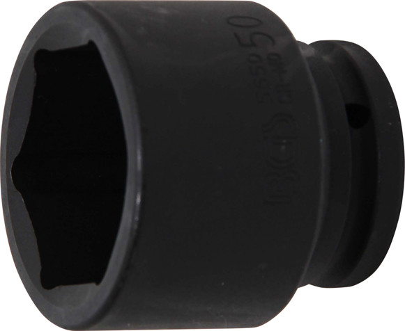 BGS Kraft-Steckschlüssel-Einsatz Sechskant | Antrieb Innenvierkant 20 mm (3/4