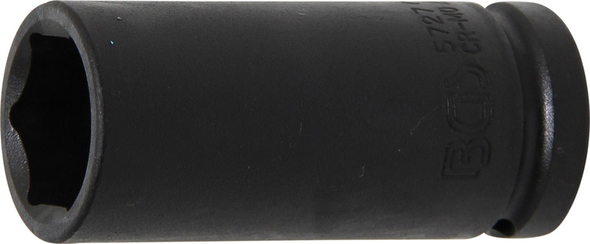 BGS Kraft-Steckschlüssel-Einsatz Sechskant, tief | Antrieb Innenvierkant 20 mm (3/4