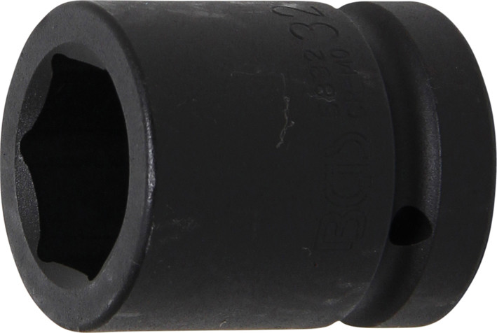 BGS Kraft-Steckschlüssel-Einsatz Sechskant | Antrieb Innenvierkant 25 mm (1