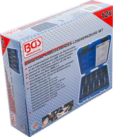 BGS Kabelverbinder-Lösewerkzeug-Satz | universal | 12-tlg.