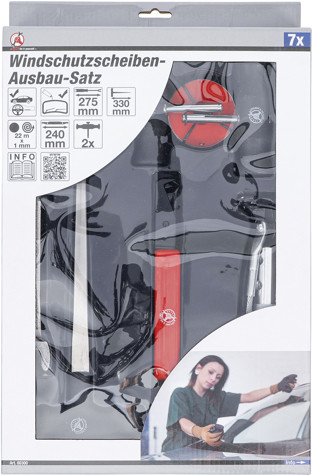 BGS Windschutzscheiben-Ausbau-Satz | 7-tlg.