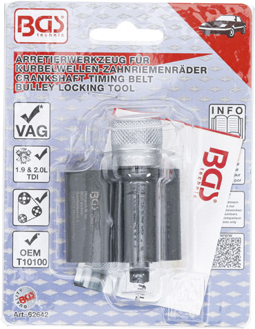 BGS Arretierwerkzeug für Kurbelwellen-Zahnriemenräder | für VAG