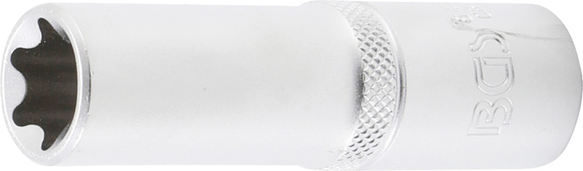 BGS Steckschlüssel-Einsatz E-Profil, tief | Antrieb Innenvierkant 12,5 mm (1/2