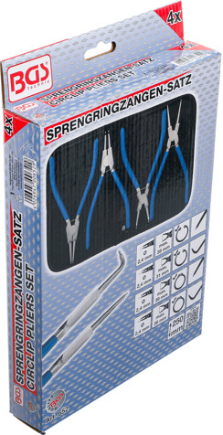 BGS Sprengringzangen-Satz | 250 mm | 4-tlg.