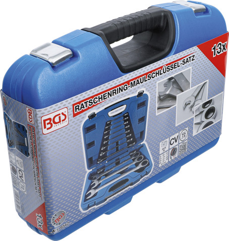 BGS Ratschenring-Maulschlüssel-Satz | SW 8 - 32 mm | 13-tlg.