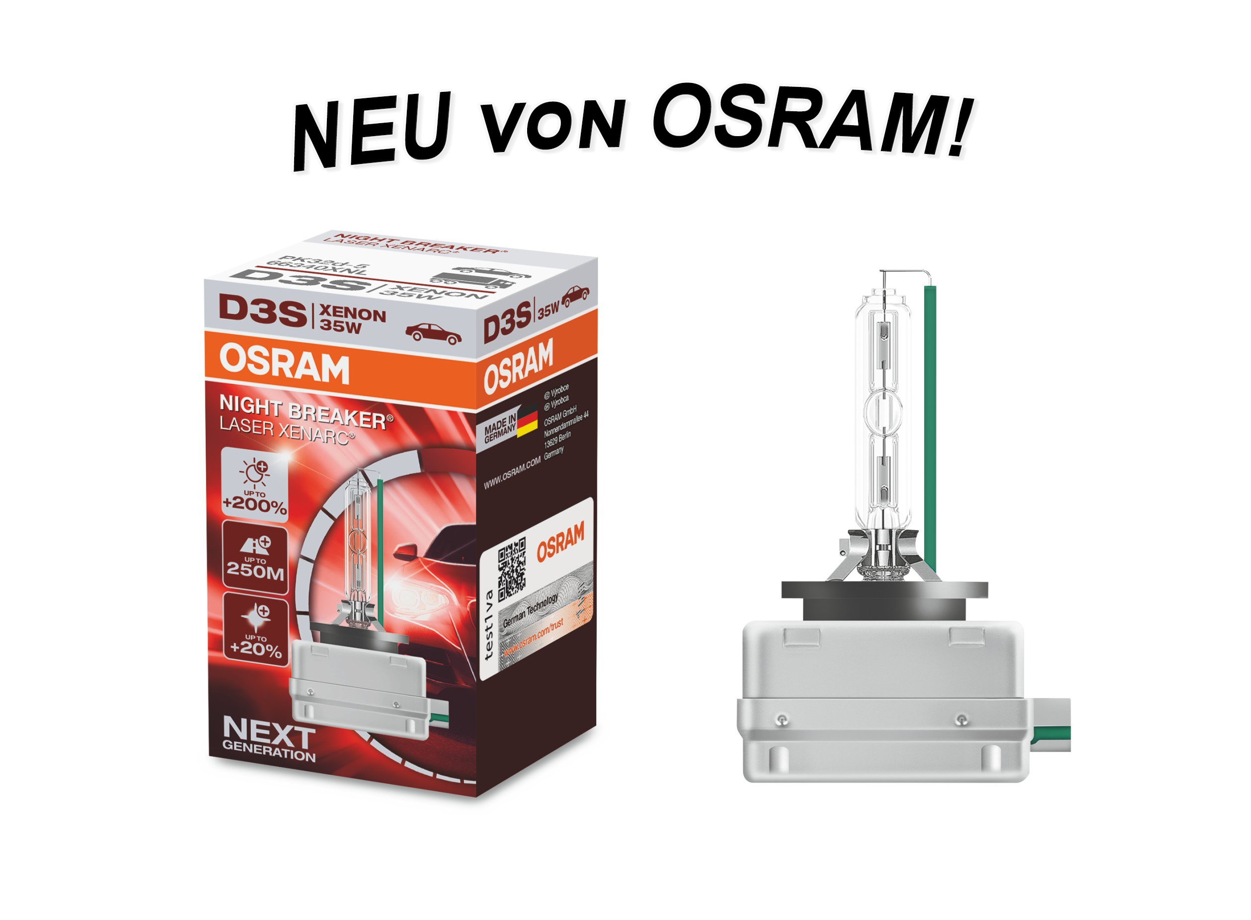 Osram Xenarc® Night Breaker® 220 D3S PK32d-5 12V 35W 1 Stück