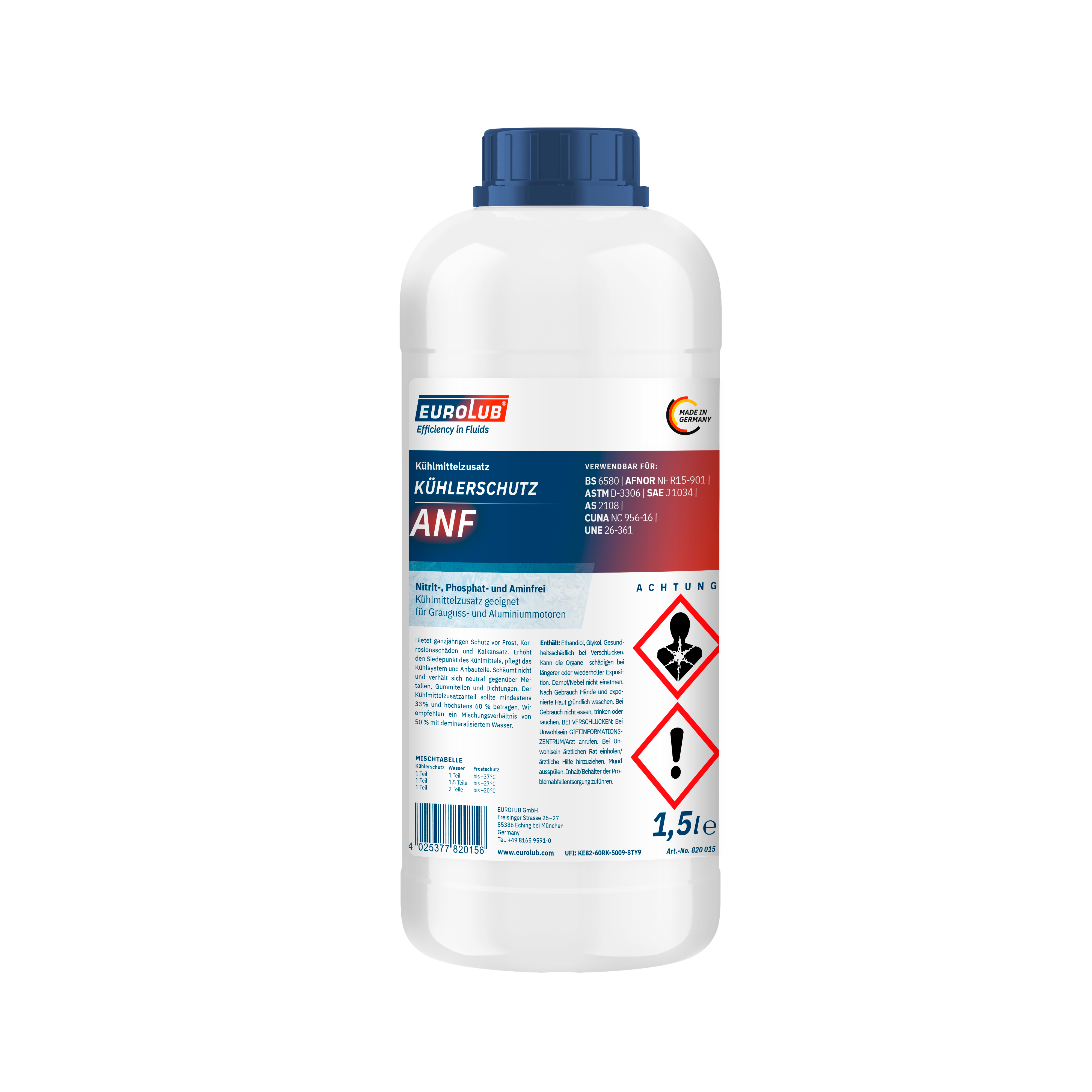 Eurolub Kühlerfrostschutz ANF Konzentrat 1,5l