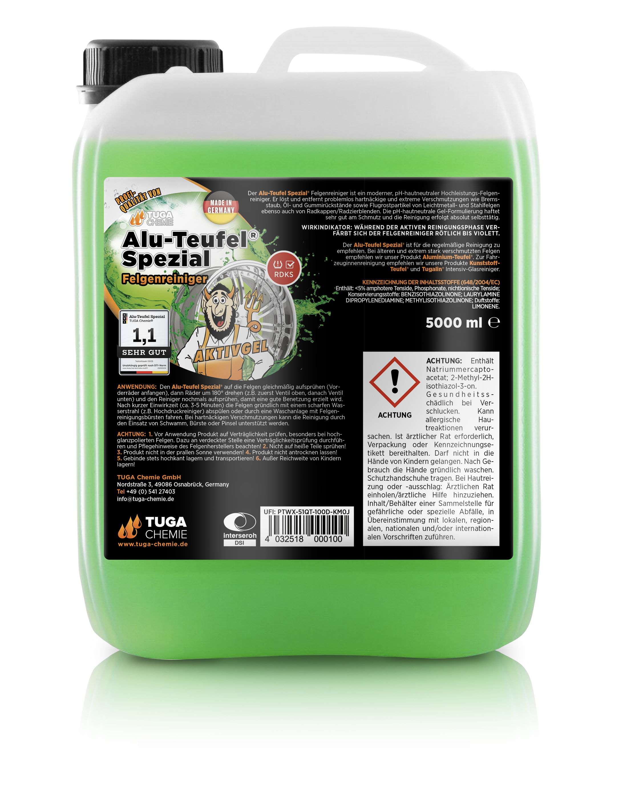 Tuga Chemie - Alu-Teufel Spezial Felgenreiniger 5L Kanister