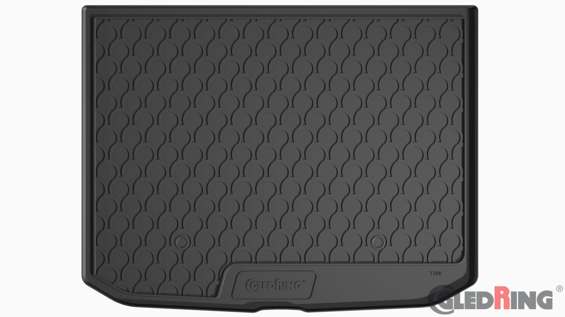 Original Gledring Premium Gummi Kofferraummatte - AUDI A3 8V (5-türig, Oberer variabler Boden, normales Ersatzrad) 2012-2020