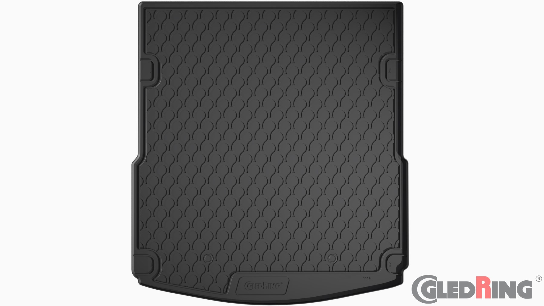 Original Gledring Premium Gummi Kofferraummatte - AUDI A6 SEDAN 4F (Oberer Boden) 2005-2011