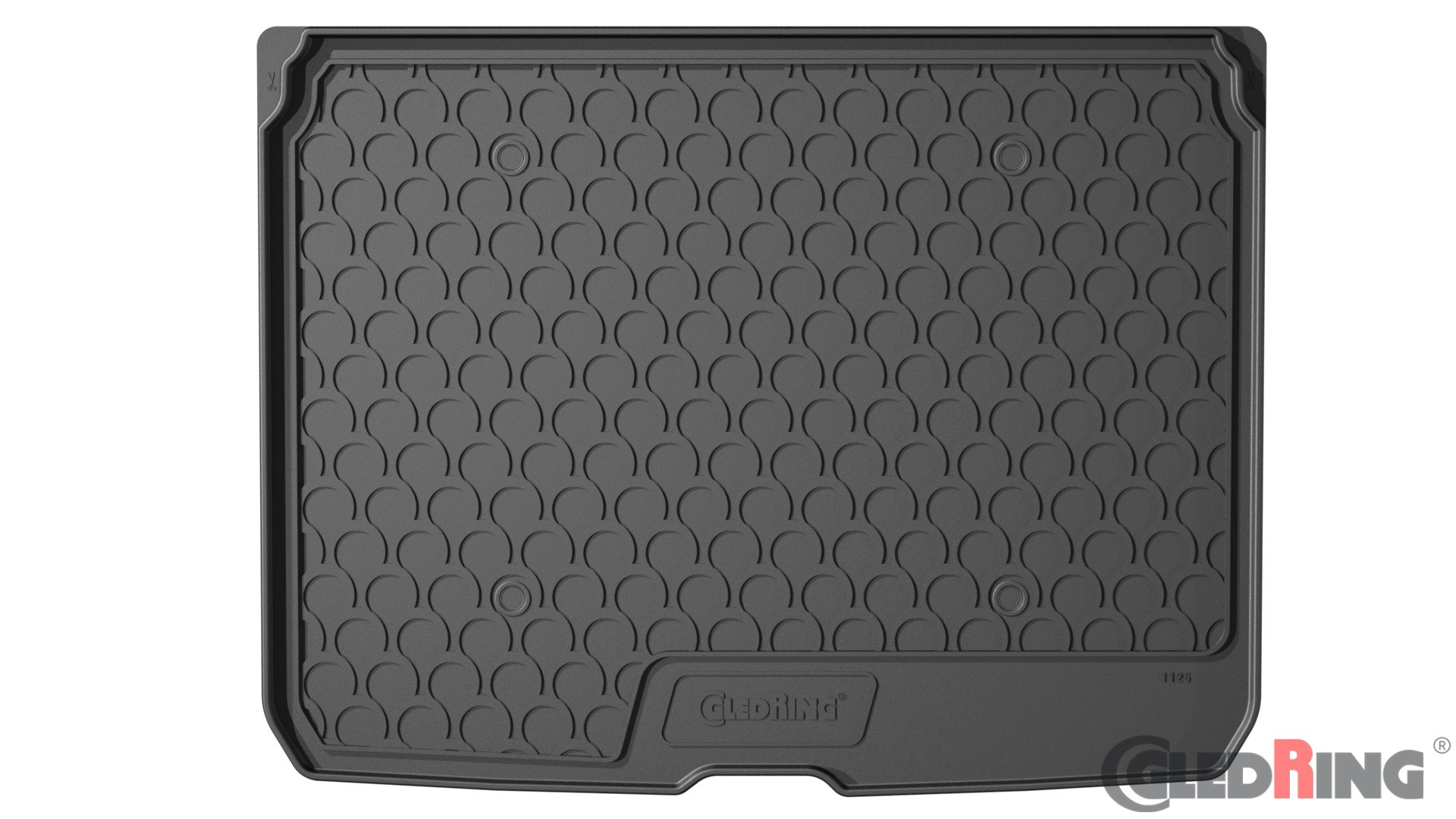 Original Gledring Premium Gummi Kofferraummatte - AUDI Q2 (Oberer variabler Boden) 01.2016->