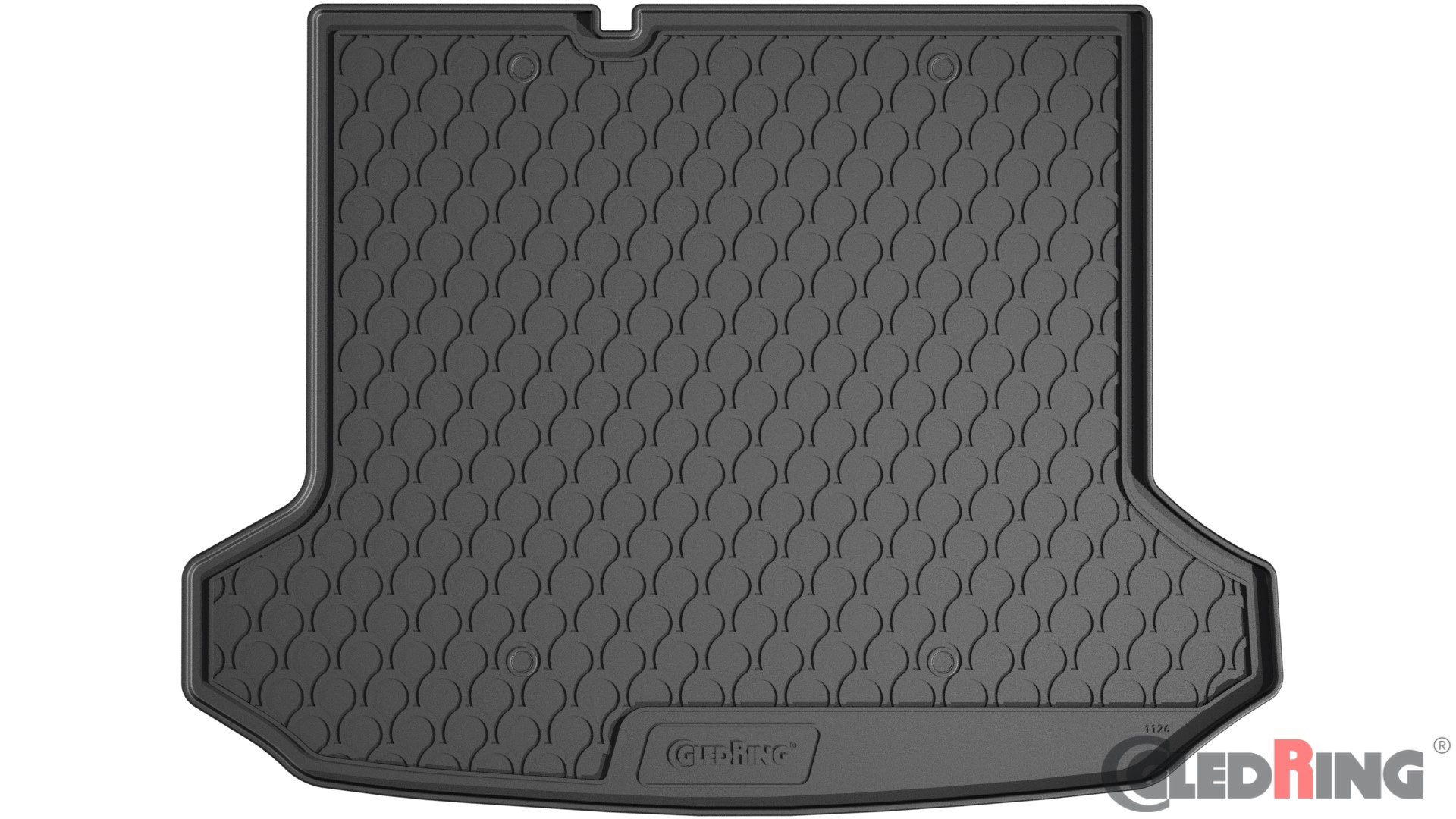 Original Gledring Premium Gummi Kofferraummatte - AUDI Q4 SUV Elektro (Unterer Boden, nicht für variablen Boden) 2021->