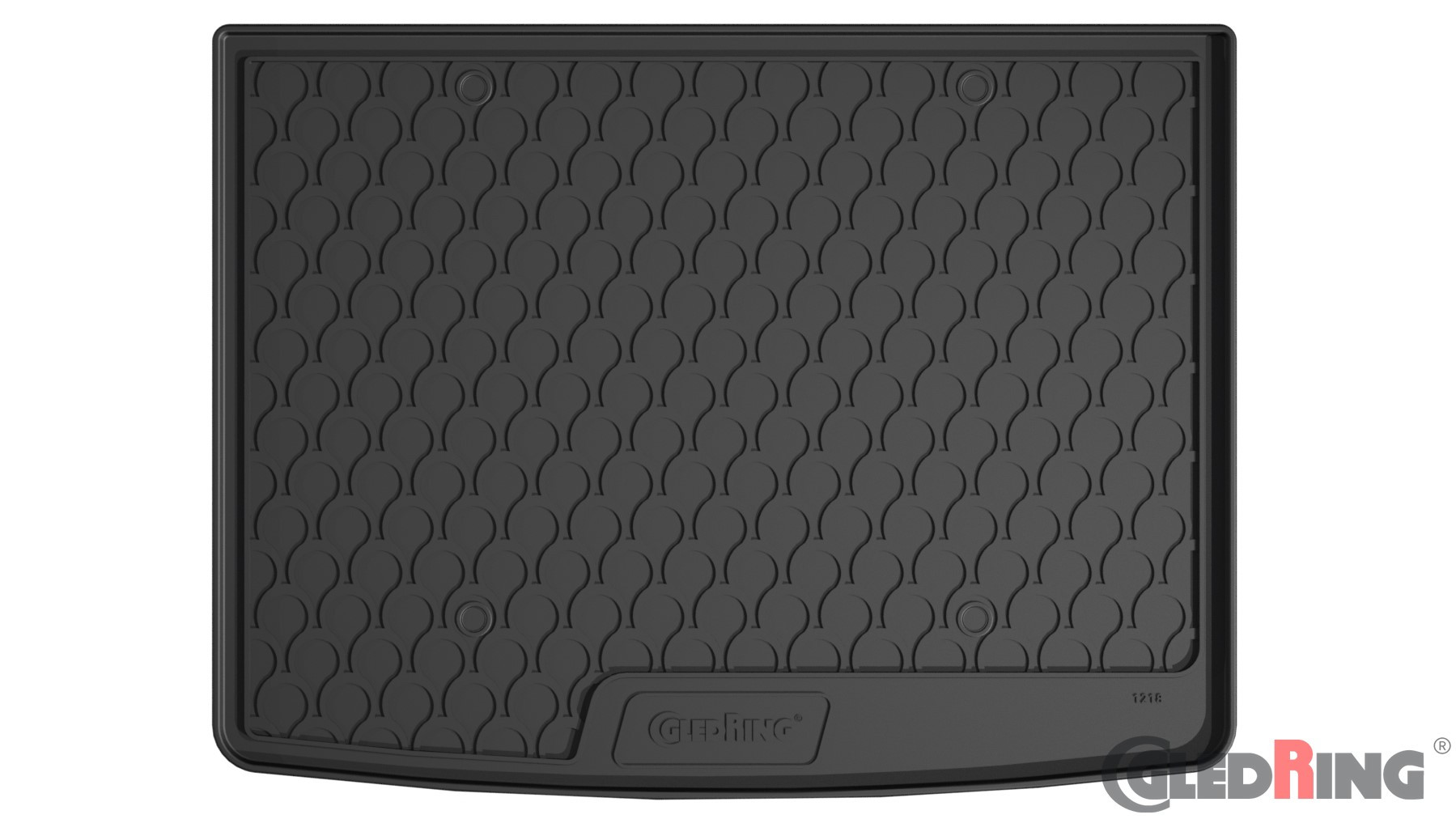 Original Gledring Premium Gummi Kofferraummatte - BMW X2 F39 (mit starrer Rückbank) 02.2018->