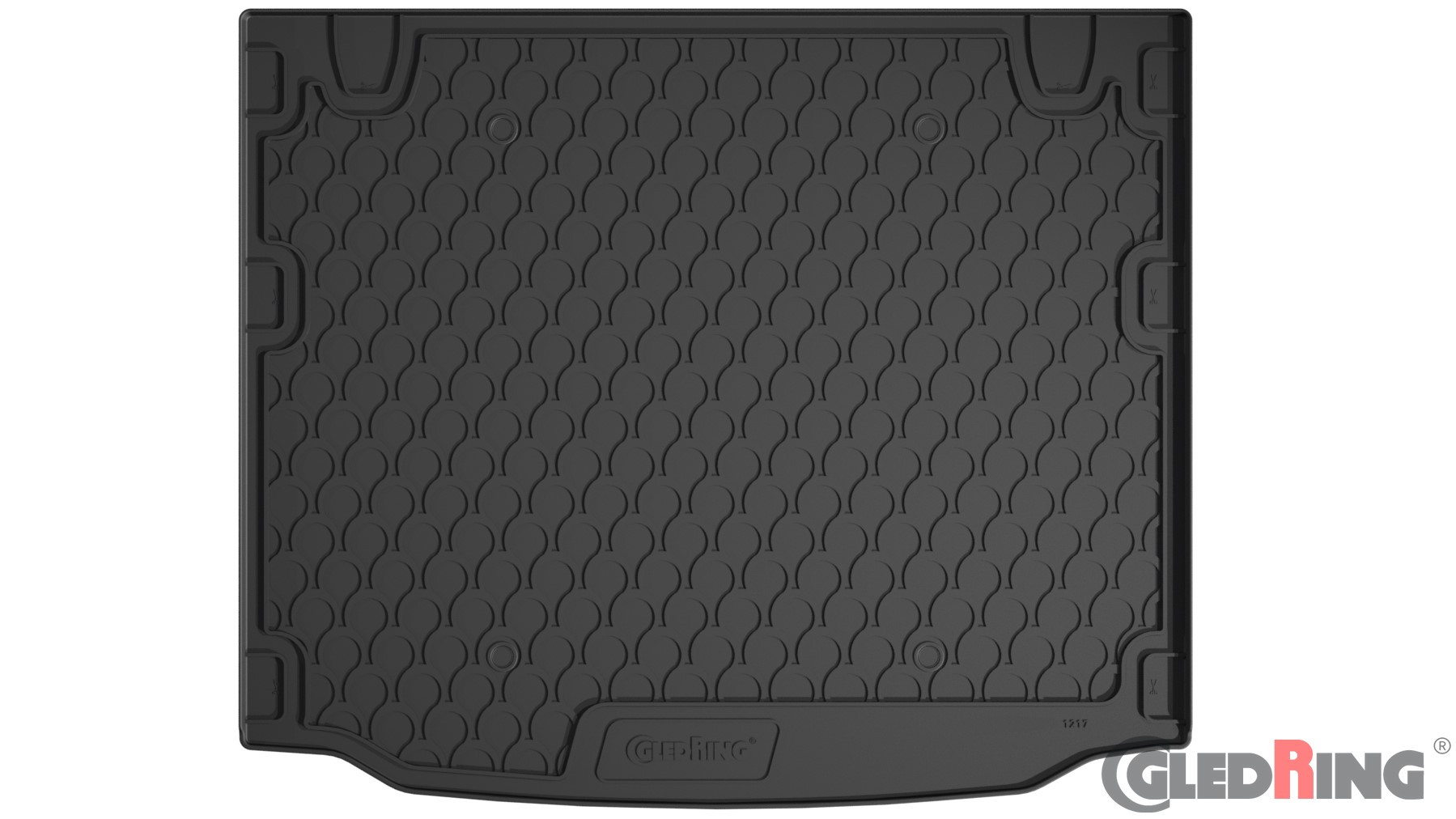 Original Gledring Premium Gummi Kofferraummatte - BMW X3 G01 (Oberer Boden, ohne Ersatzrad) 2017->2024