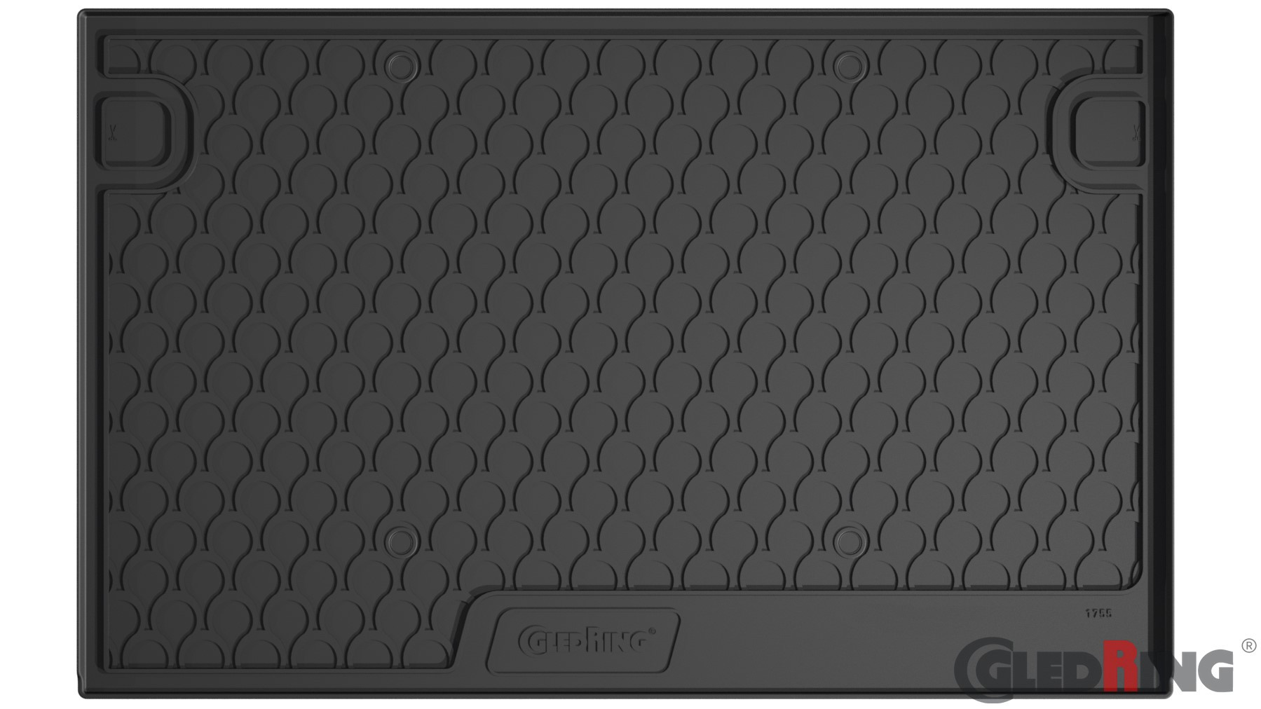 Original Gledring Premium Gummi Kofferraummatte - CITROEN Berlingo (Passagier kurz) 09.2018->2023->2020->