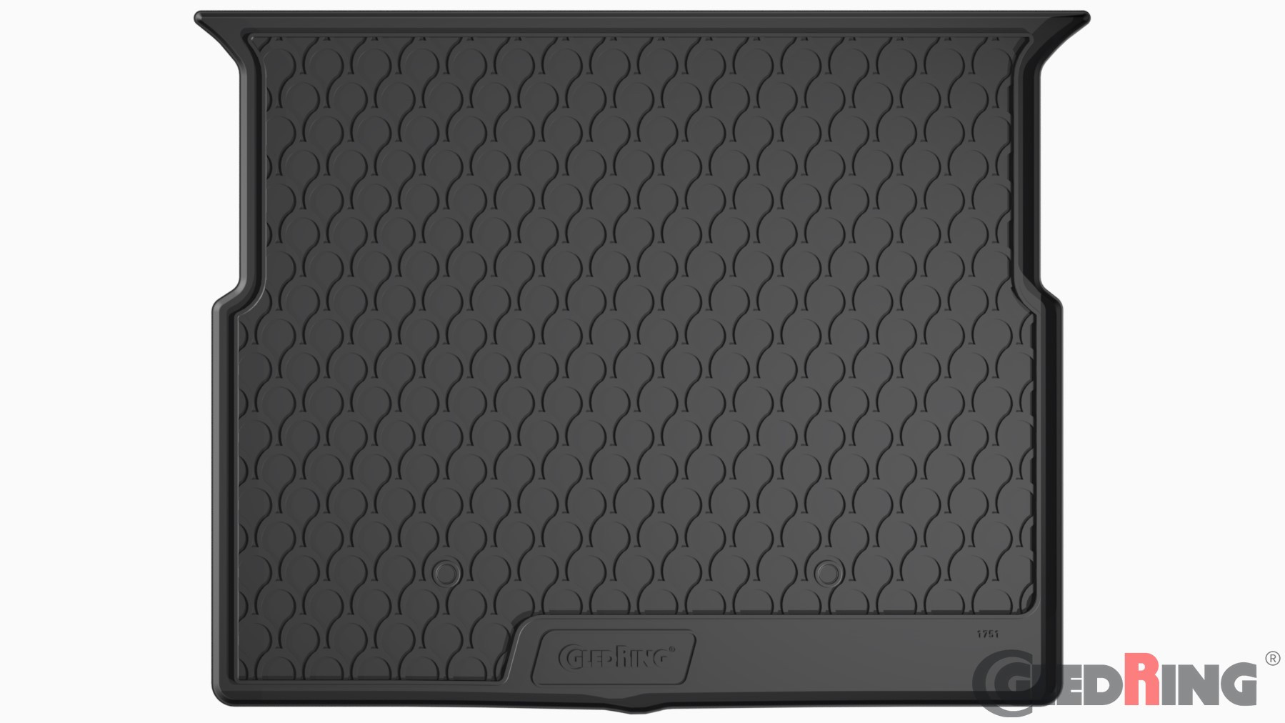 Original Gledring Premium Gummi Kofferraummatte - CITROEN C4 Picasso/Spacetourer (Unterer Boden) 2013->