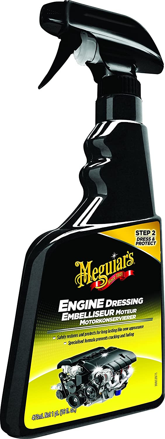Meguiars MOTORKONSERVIERER Engine Dressing Spray à 473 ml