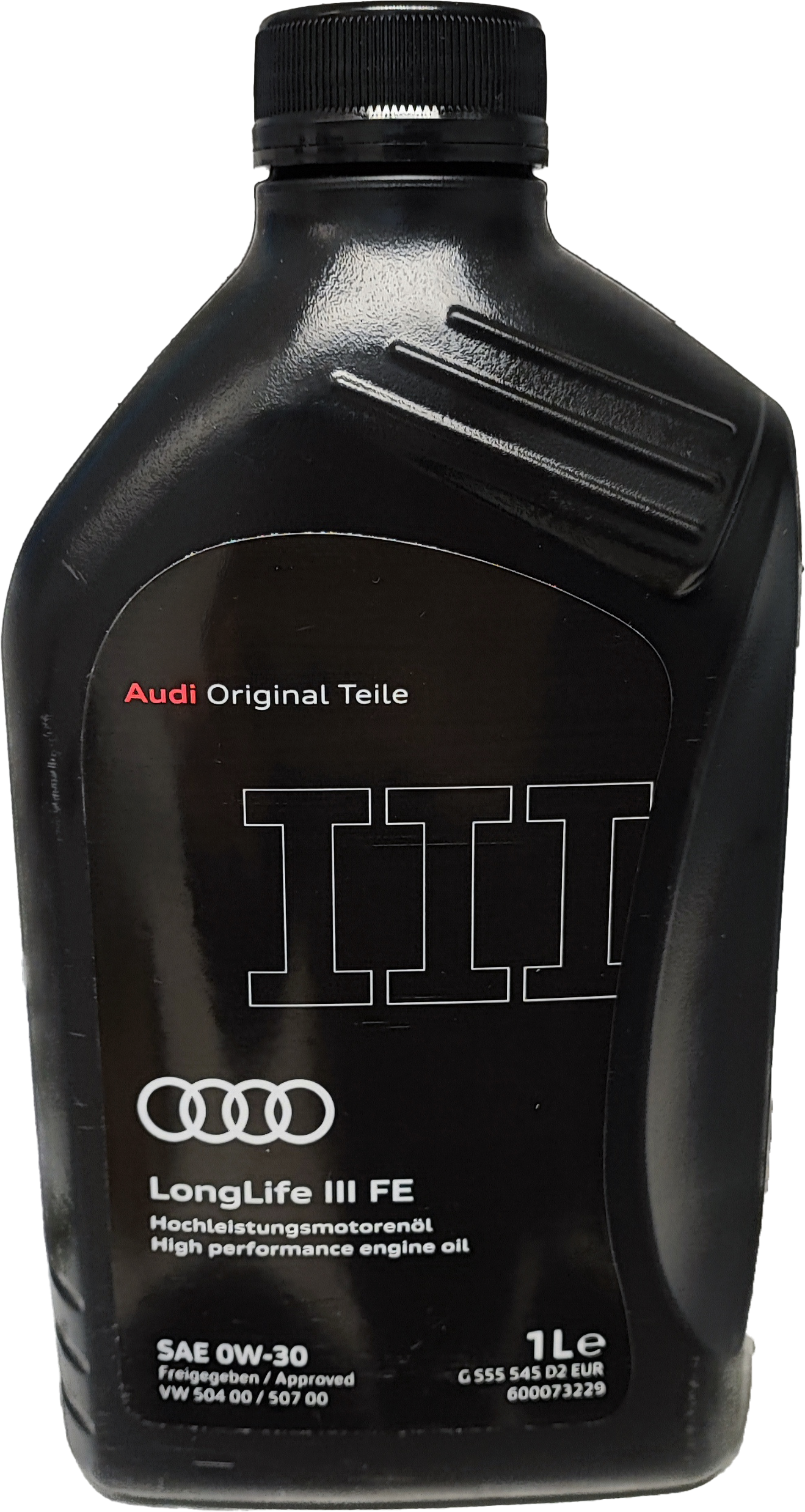 Original Audi LongLife III FE 0W-30 Motorenöl Original 1L