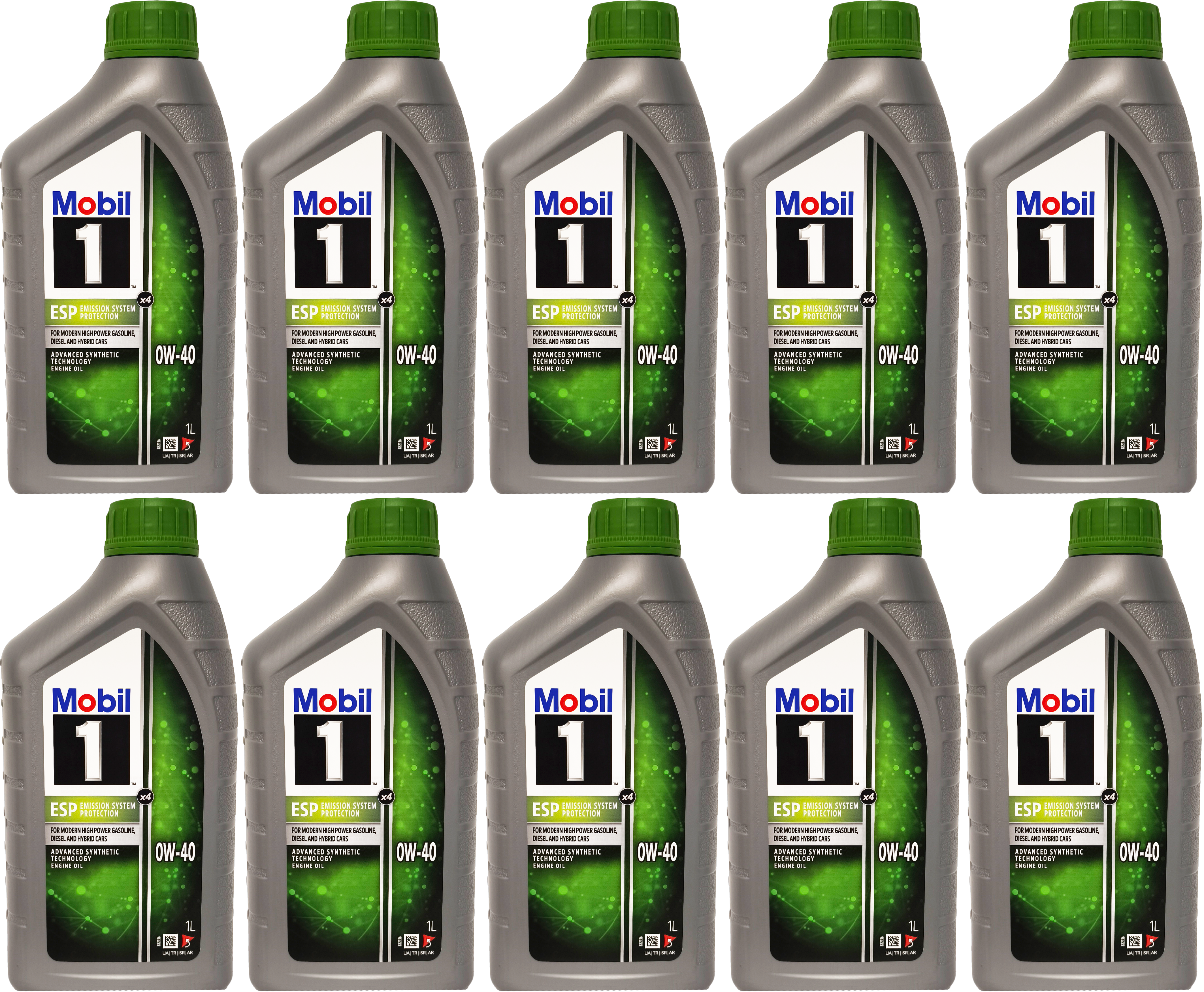 Mobil 1 ESP x4 0W-40 Motoröl 10x 1l = 10 Liter