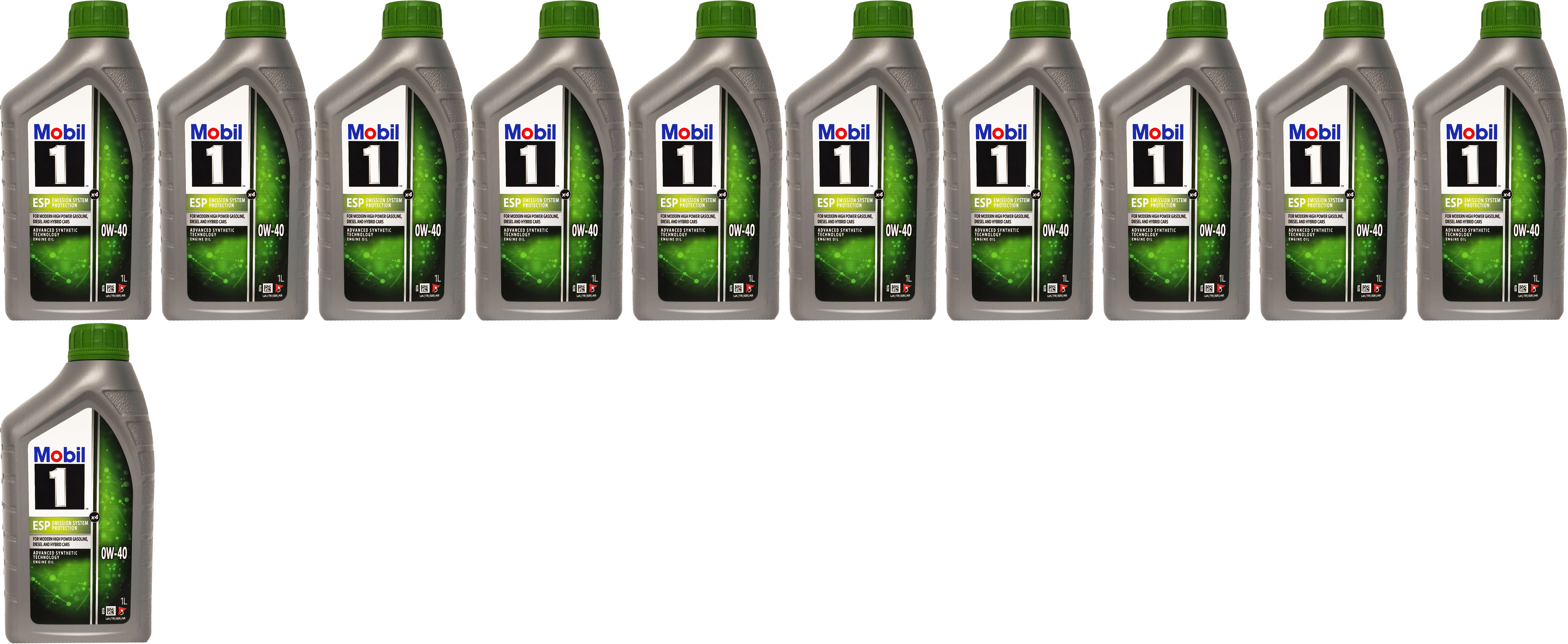 Mobil 1 ESP x4 0W-40 Motoröl 11x 1l = 11 Liter