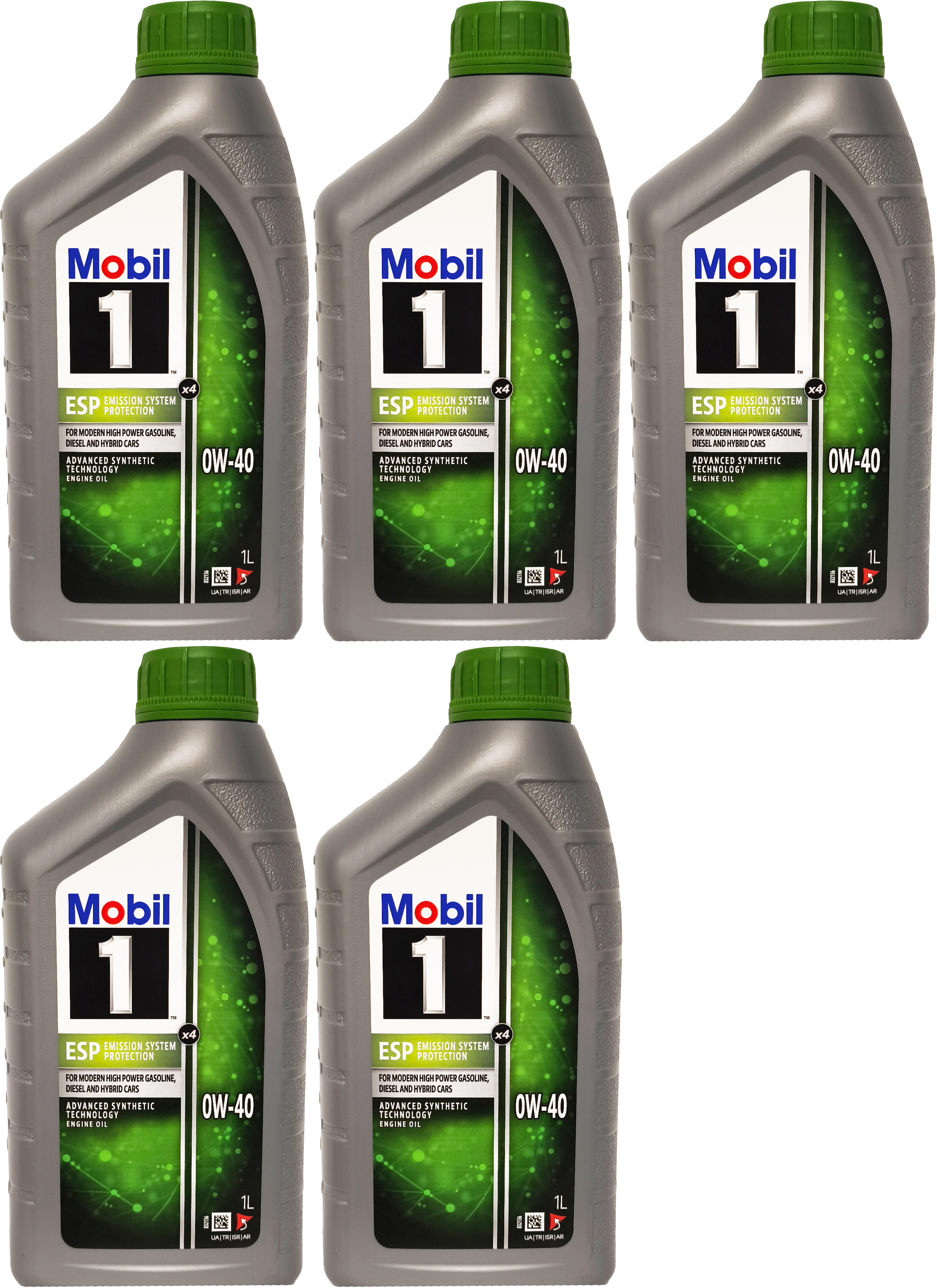 Mobil 1 ESP x4 0W-40 Motoröl 5x 1l = 5 Liter