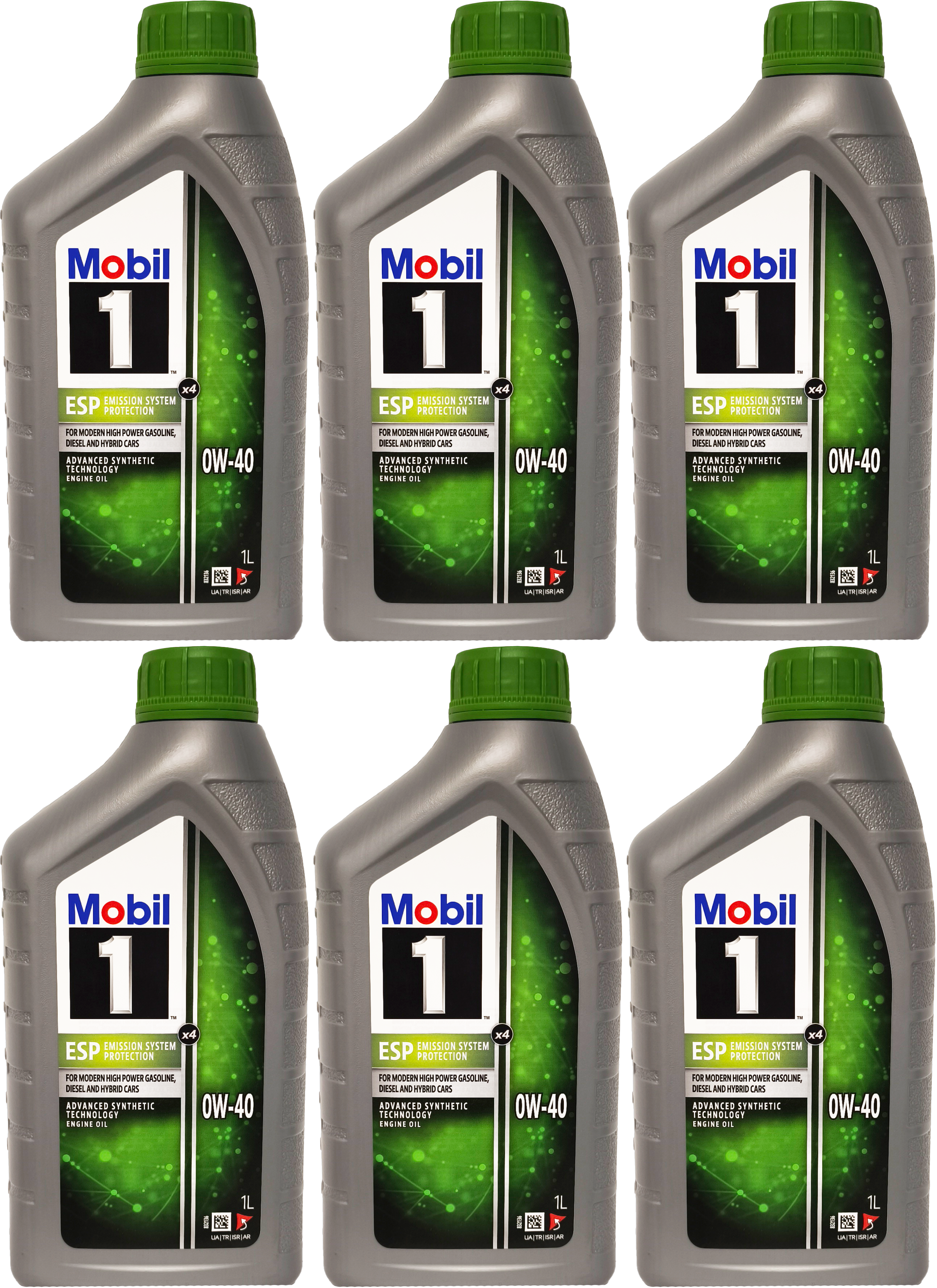 Mobil 1 ESP x4 0W-40 Motoröl 6x 1l = 6 Liter