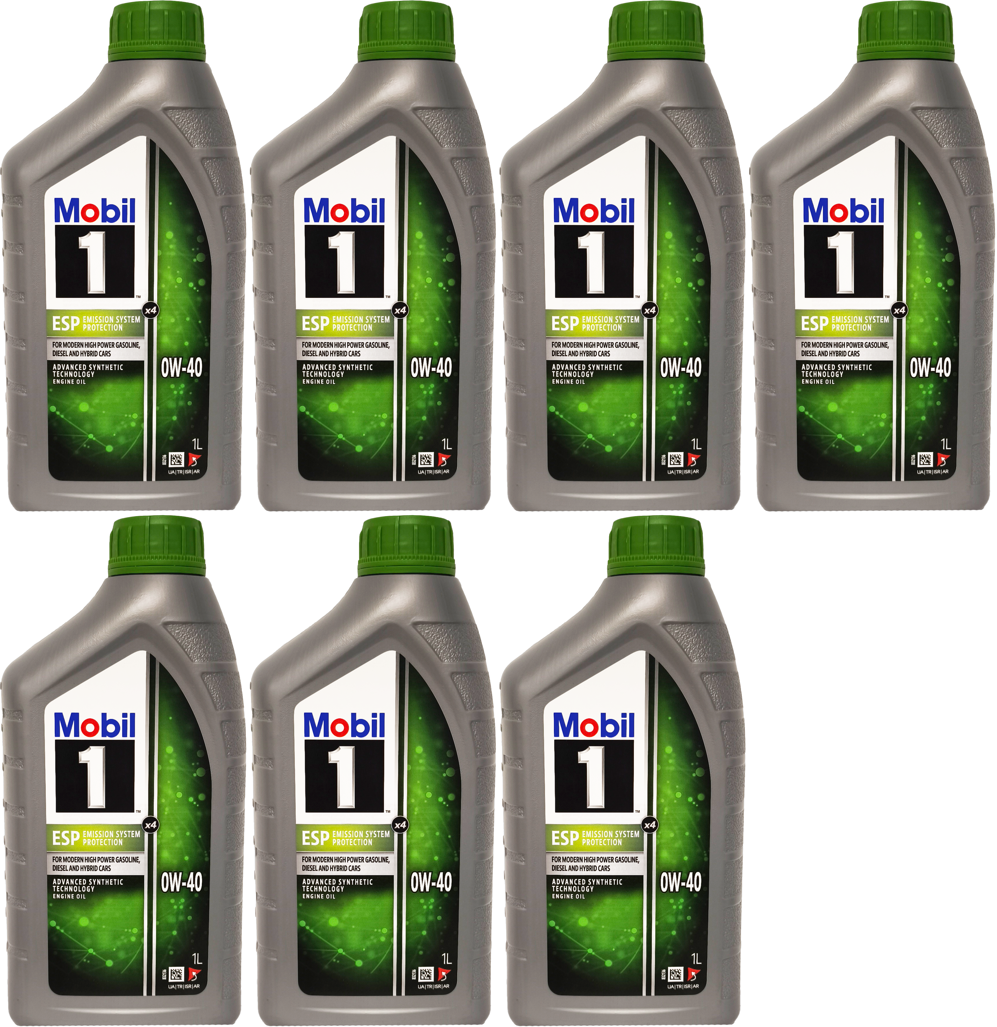 Mobil 1 ESP x4 0W-40 Motoröl 7x 1l = 7 Liter