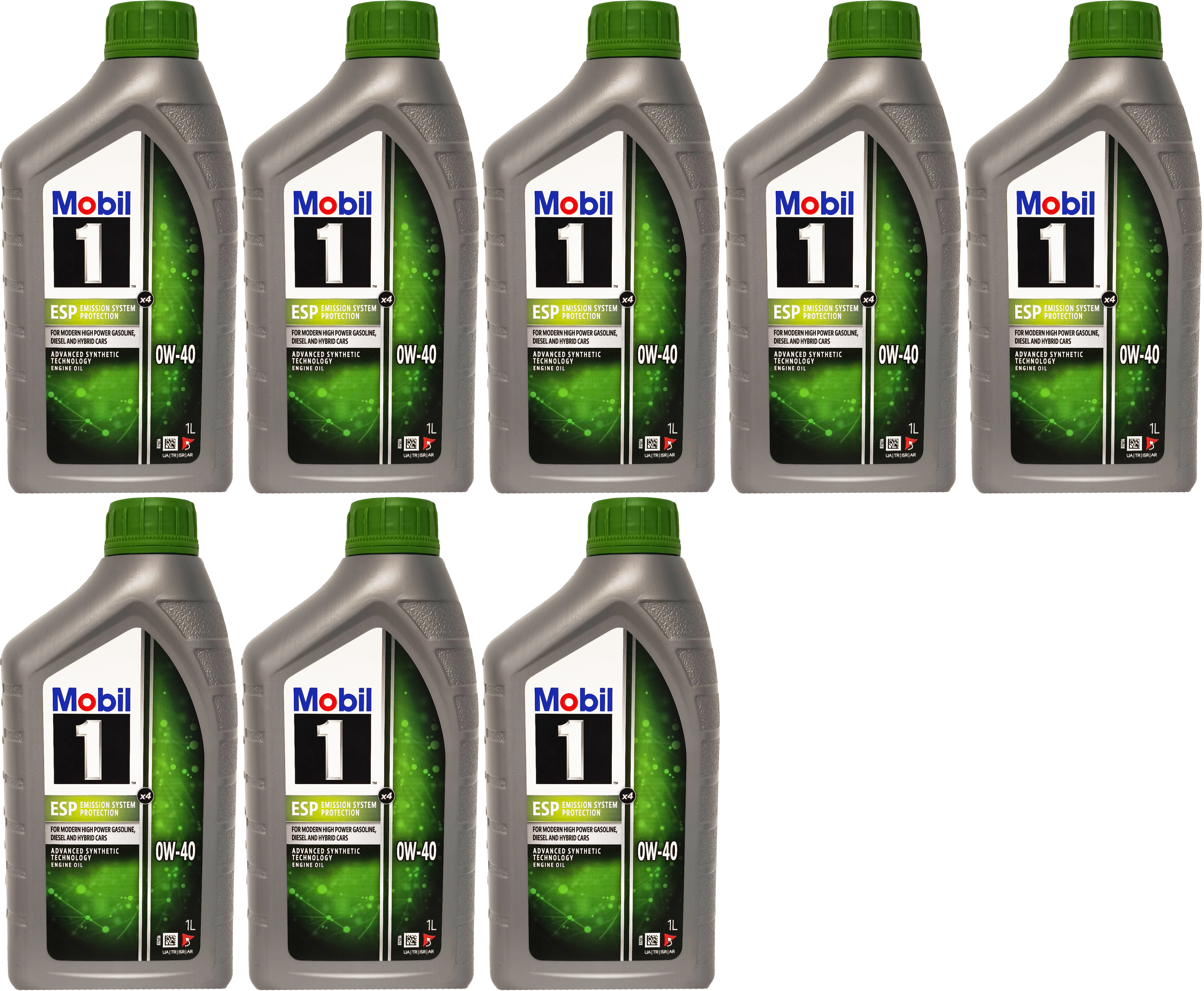 Mobil 1 ESP x4 0W-40 Motoröl 8x 1l = 8 Liter