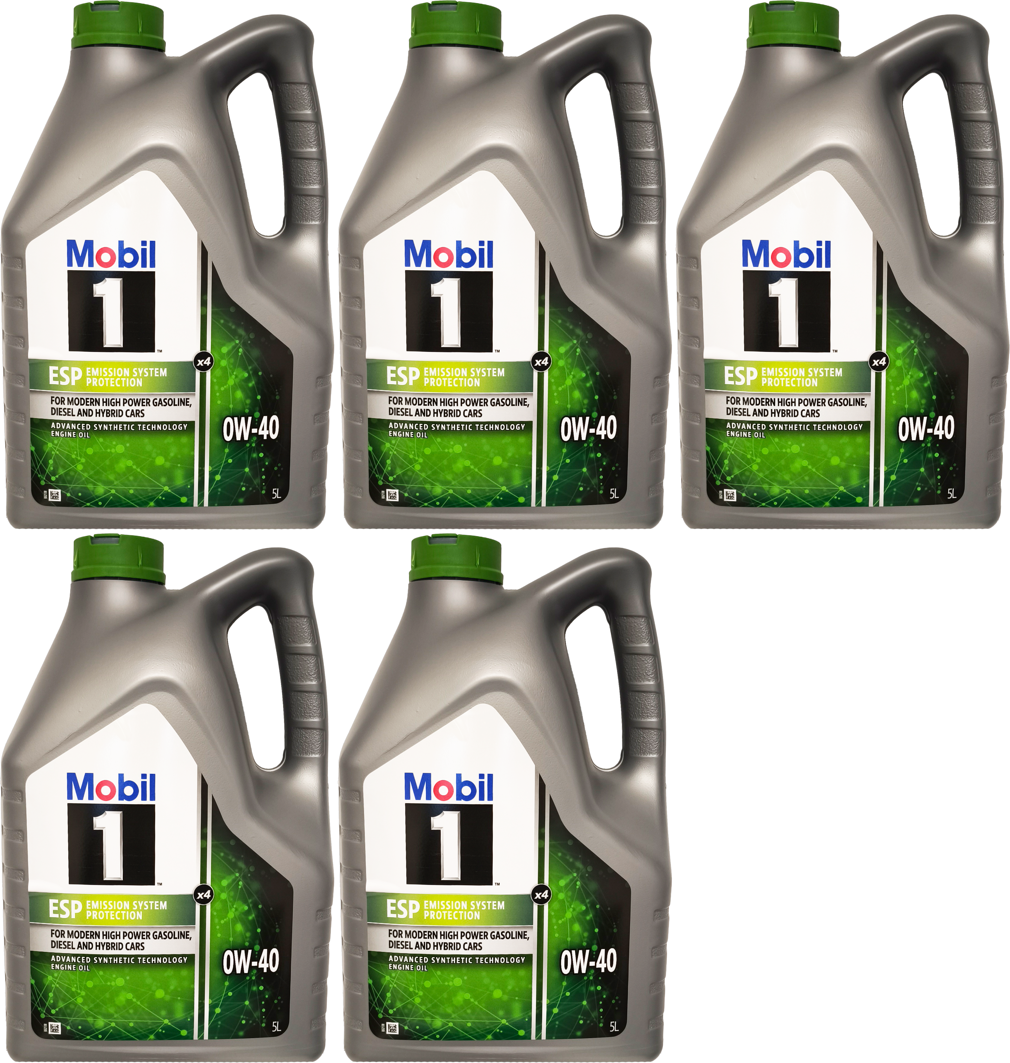 Mobil 1 ESP x4 0W-40 Motoröl 5x 5 = 25 Liter