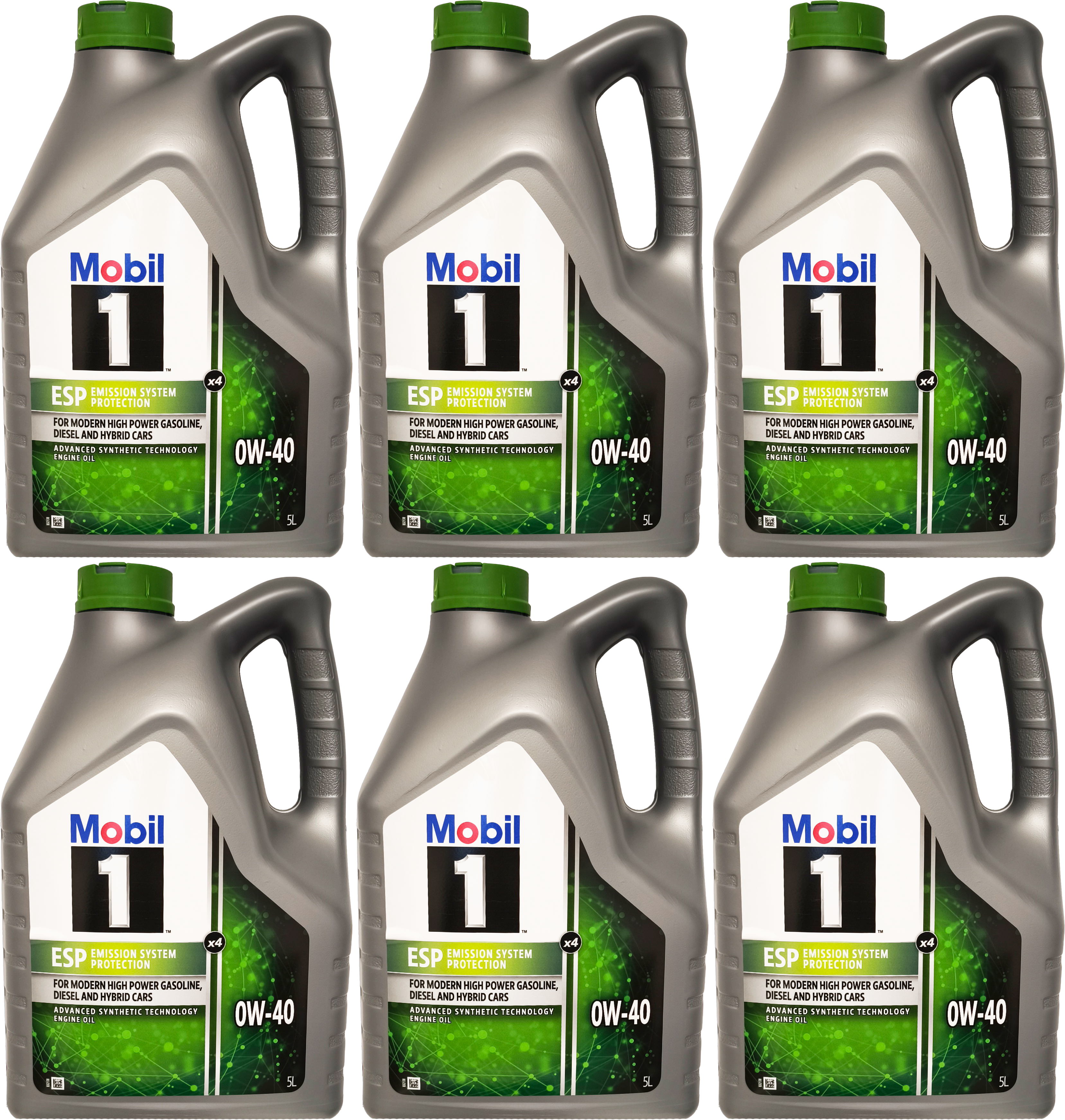 Mobil 1 ESP x4 0W-40 Motoröl 6x 5 = 30 Liter