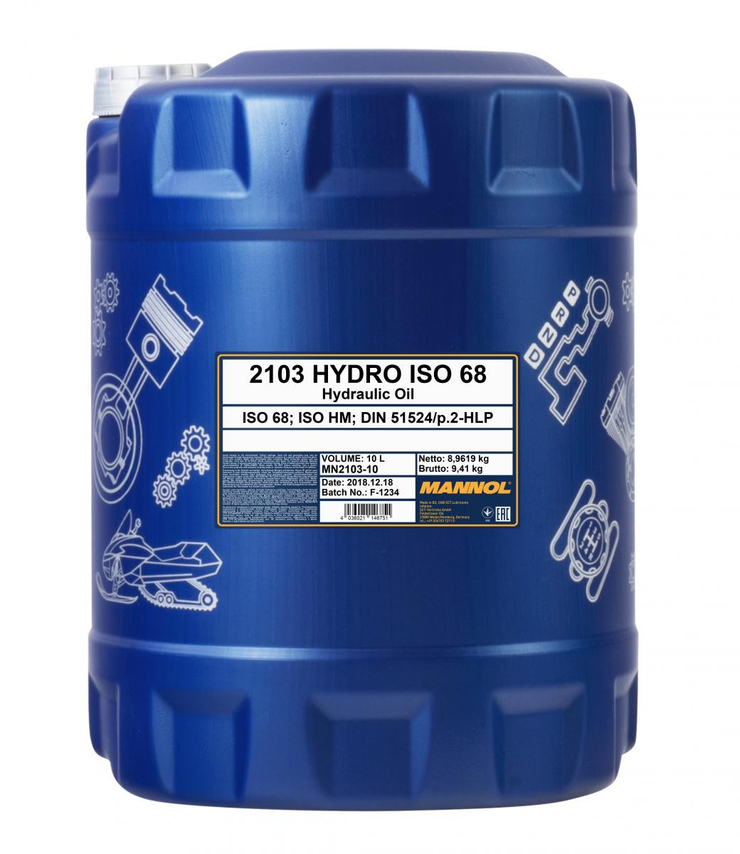 Mannol 2103 Hydro ISO 68 Hydrauliköl 10l Kanister