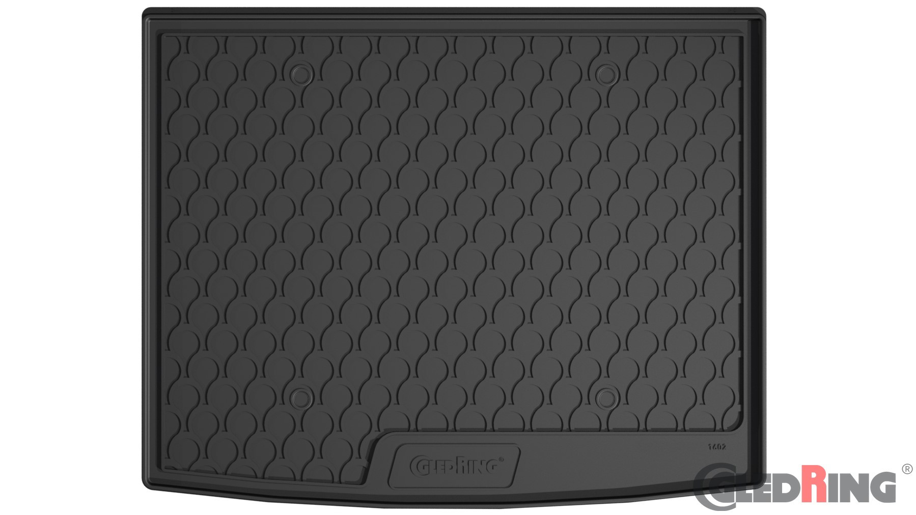 Original Gledring Premium Gummi Kofferraummatte - MAZDA CX30 (tiefer Boden ohne Reserverad) 2019->