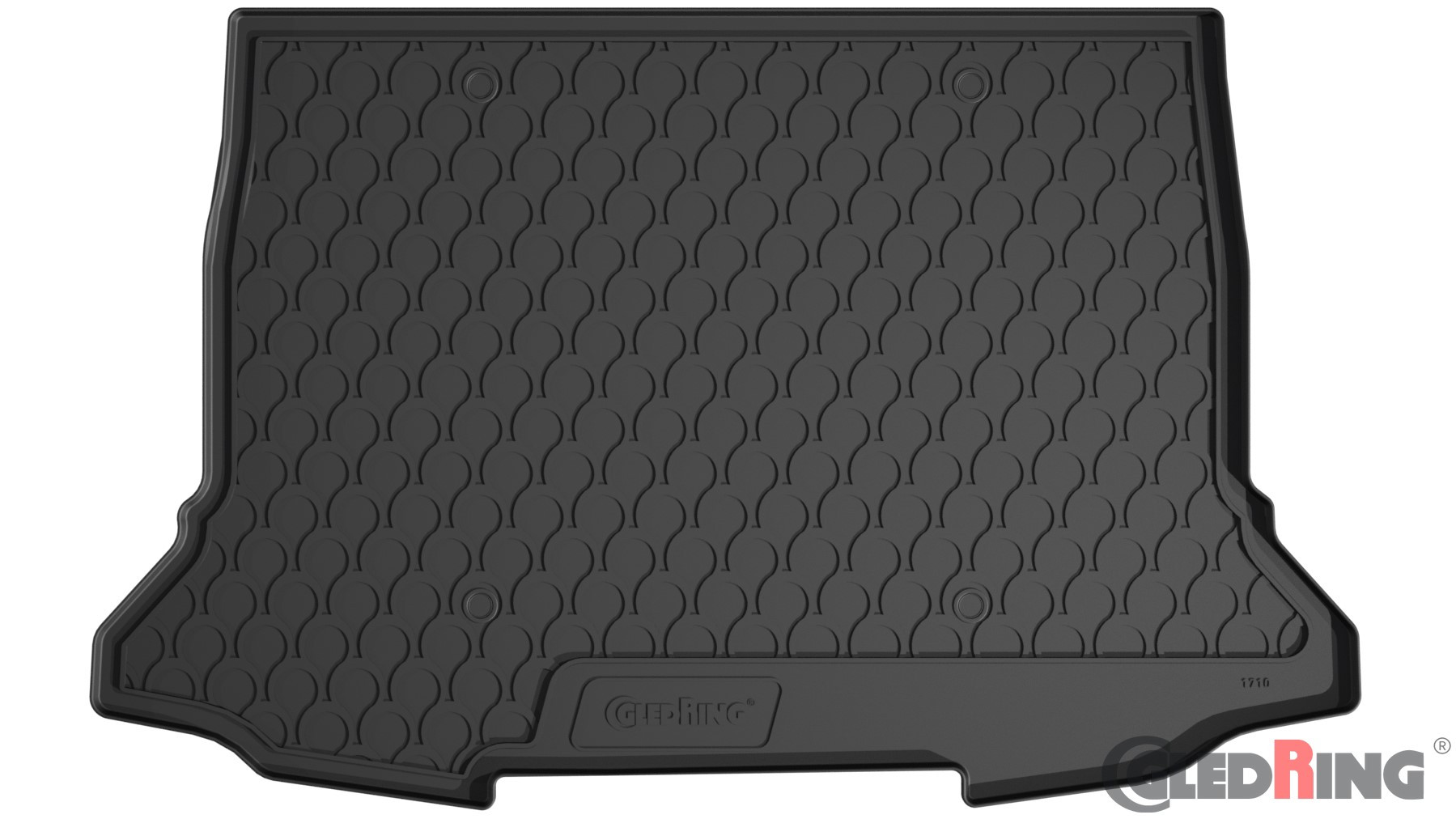 Original Gledring Premium Gummi Kofferraummatte - MERCEDES A-Classe W177 (Oberer Boden, Nicht für Hybrid) 05.2018->
