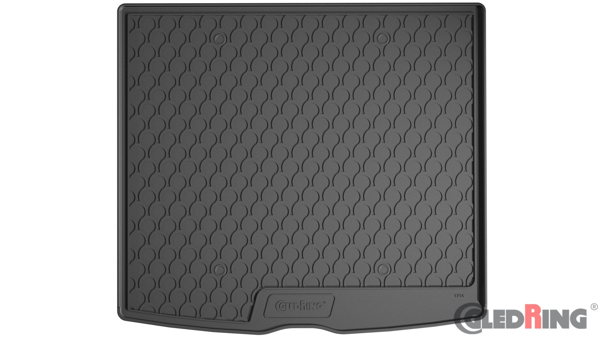 Original Gledring Premium Gummi Kofferraummatte - MERCEDES GLE W167 (7 Sitze) 02.2019->