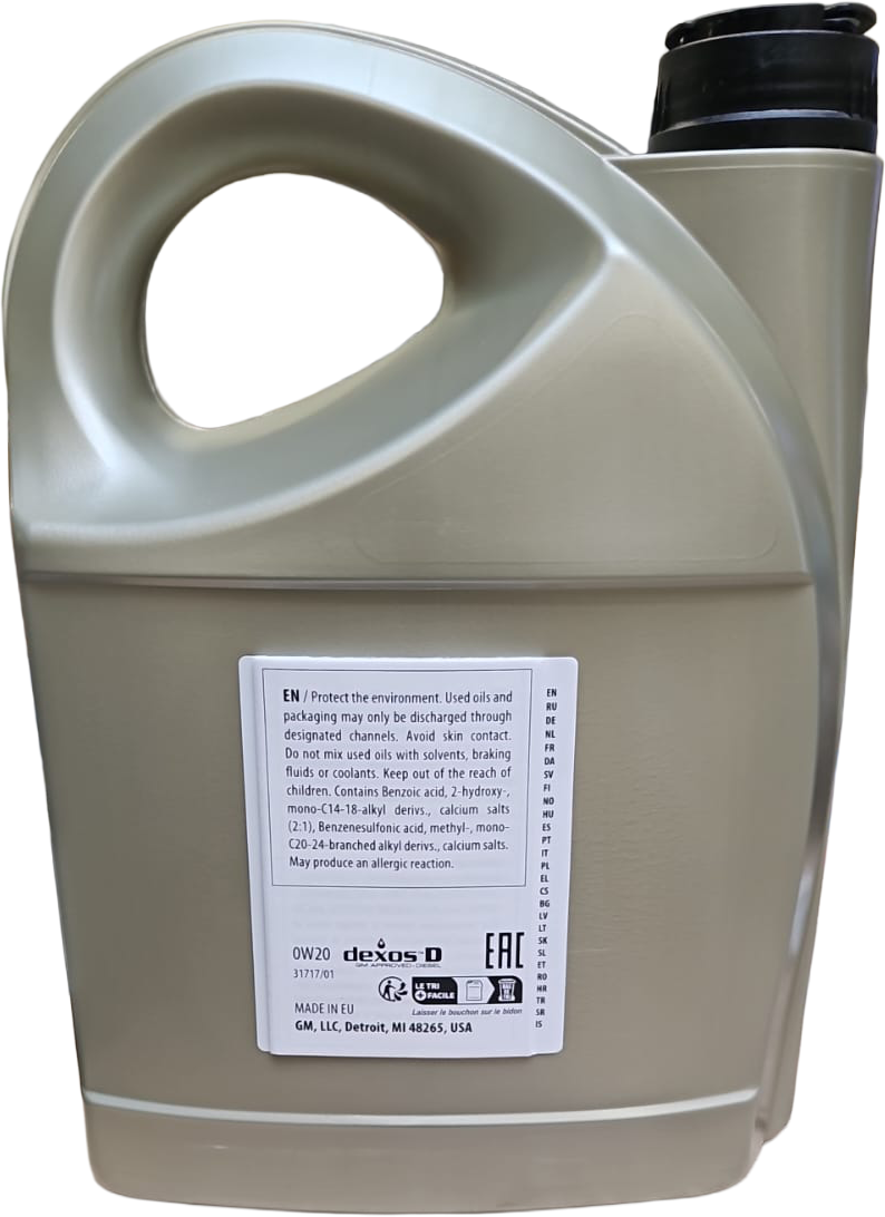 Original GM Opel 0W-20 Fuel Economy Longlife C5 Motoröl 5l