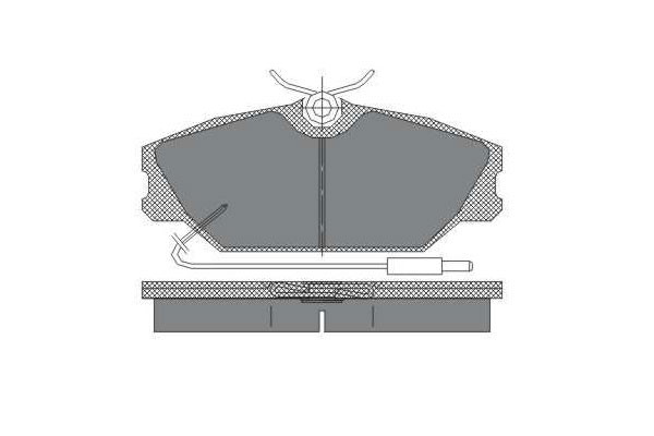 SCT Bremsbeläge SP215PR