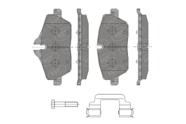 SCT Bremsbeläge SP430PR